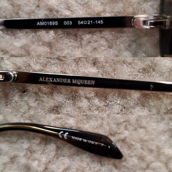 ALEXANDER MCQUEEN Unisex AM0169S 54mm - Picture 10 of 14